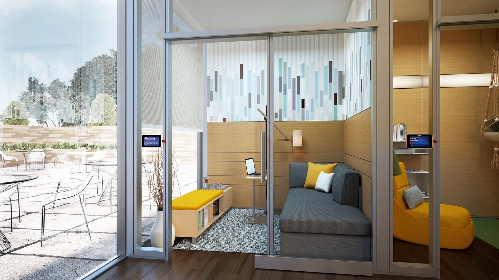 Recharge and destress contemplative spaces for wellbeing at work